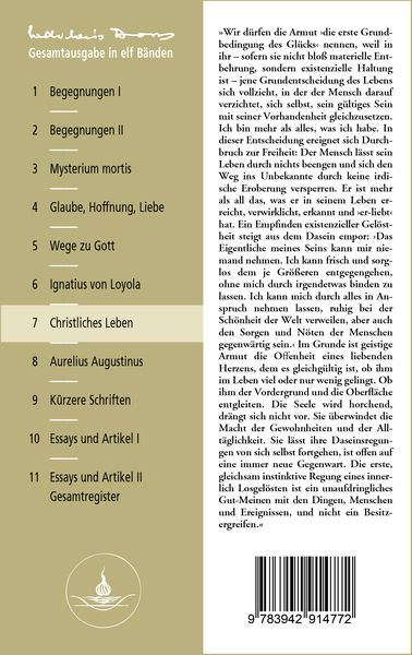 Der gute Mensch und sein Gott | Gedanken über das Christliche | Geborgene Existenz