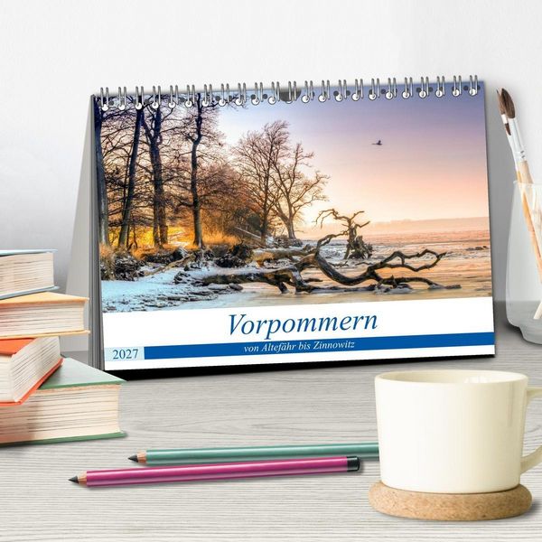 Produktbild: Vorpommern - von Altef&auml;hr bis Zinnowitz (Tischkalender 2027 DIN A5 quer), CALVENDO Monatskalender
