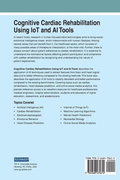 Produktbild: Cognitive Cardiac Rehabilitation Using IoT and AI Tools
