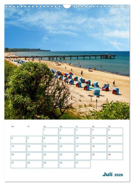 Produktbild: Ostseebad Rerik - Terminplaner (Wandkalender 2026 DIN A3 hoch), CALVENDO Monatskalender