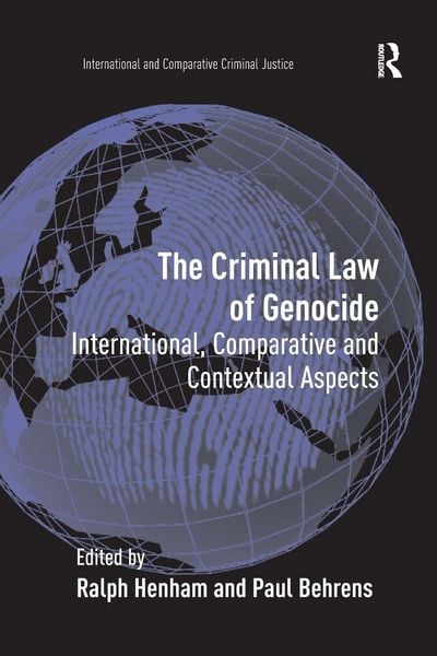 Produktbild: The Criminal Law of Genocide