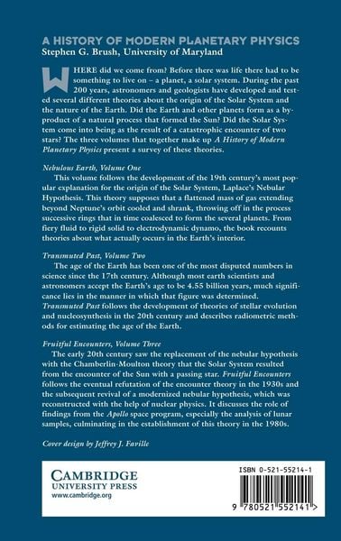 Produktbild: A History of Modern Planetary Physics