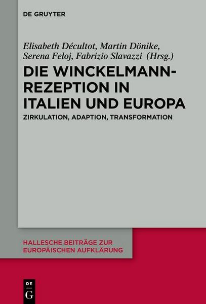 Produktbild: Die Winckelmann-Rezeption in Italien und Europa