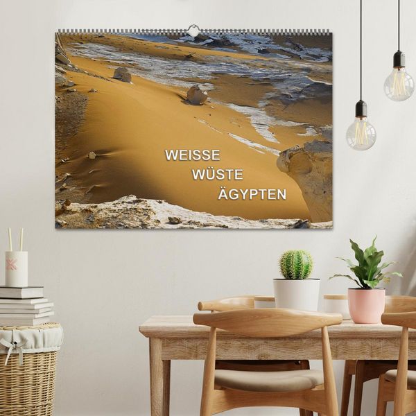 Produktbild: Weisse W&uuml;ste &Auml;gypten (Wandkalender 2026 DIN A2 quer), CALVENDO Monatskalender