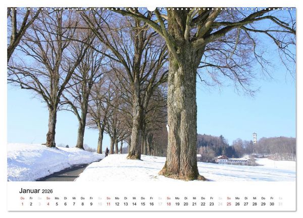 Produktbild: Der Ebersberger Forst und seine Umgebung (hochwertiger Premium Wandkalender 2026 DIN A2 quer), Kunstdruck in Hochglanz