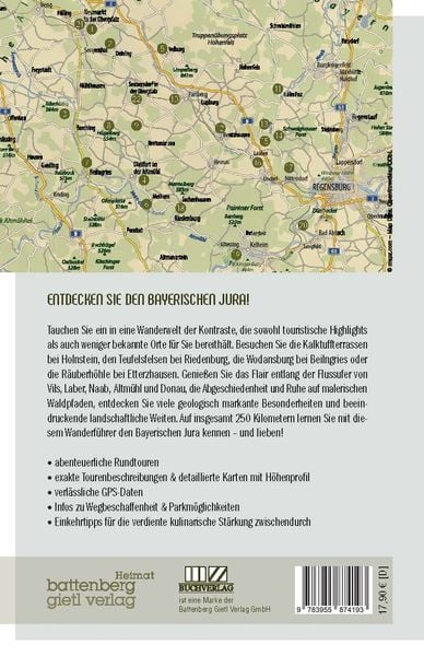 Produktbild: Genusswandern Bayerischer Jura
