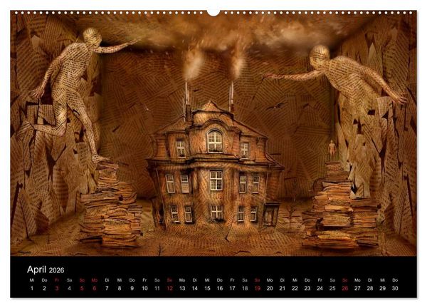 Produktbild: Moderner Surrealismus (hochwertiger Premium Wandkalender 2026 DIN A2 quer), Kunstdruck in Hochglanz