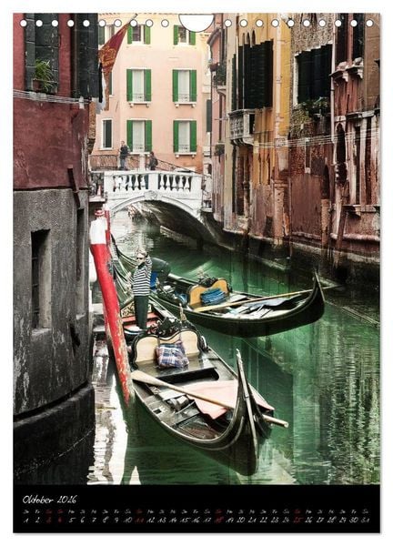 Produktbild: Venezia 2026 Stadt der Tr&auml;ume (Wandkalender 2026 DIN A4 hoch), CALVENDO Monatskalender