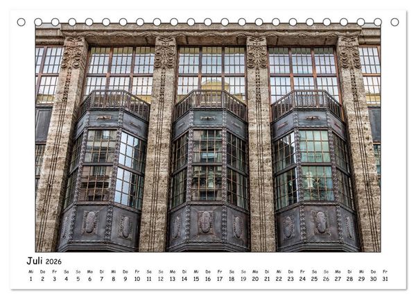 Produktbild: Wiener Jugendstil-Fassaden (Tischkalender 2026 DIN A5 quer), CALVENDO Monatskalender