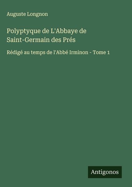 Produktbild: Polyptyque de L'Abbaye de Saint-Germain des Pr&eacute;s