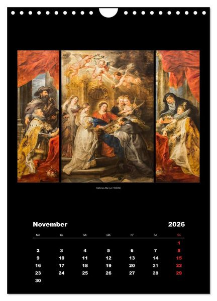 Produktbild: Peter Paul Rubens - Rubens (Wandkalender 2026 DIN A4 hoch), CALVENDO Monatskalender
