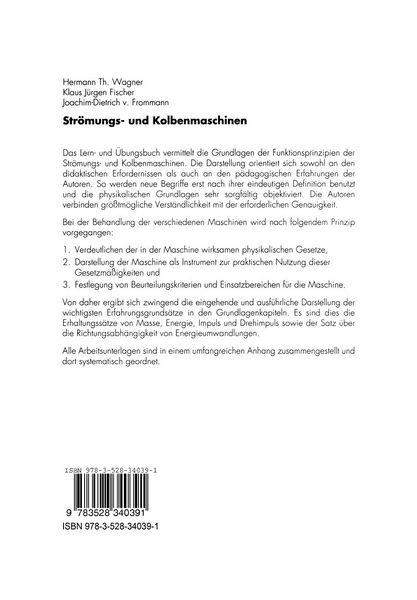 Produktbild: Str&ouml;mungs- und Kolbenmaschinen