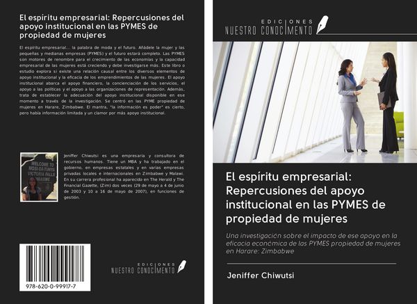 Produktbild: El esp&iacute;ritu empresarial: Repercusiones del apoyo institucional en las PYMES de propiedad de mujeres