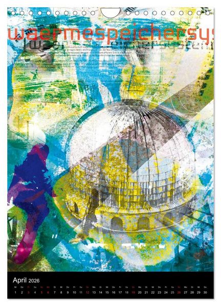 Produktbild: reflections (Wandkalender 2026 DIN A4 hoch), CALVENDO Monatskalender