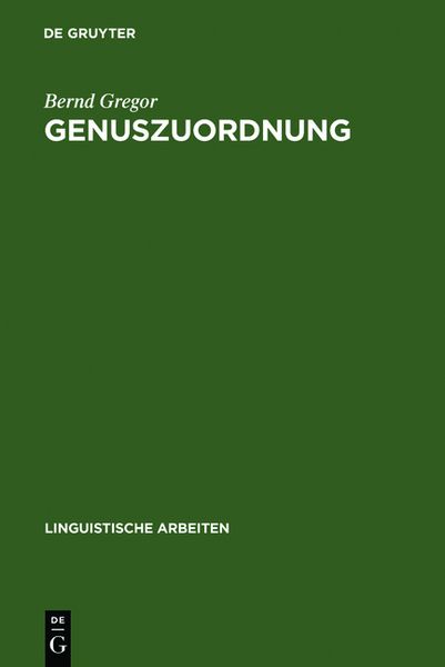 Produktbild: Genuszuordnung