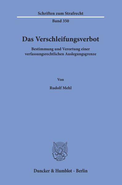 Produktbild: Das Verschleifungsverbot.