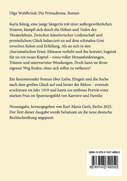 Produktbild: Die Primadonna