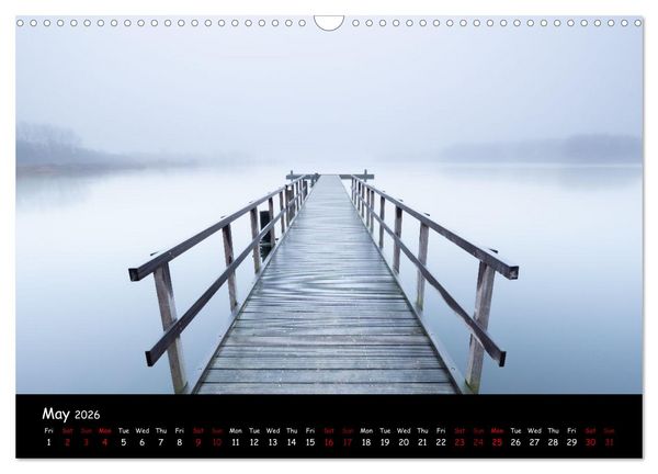 Produktbild: Moody calendar (Wall Calendar 2026 DIN A3 landscape), CALVENDO 12 Month Wall Calendar