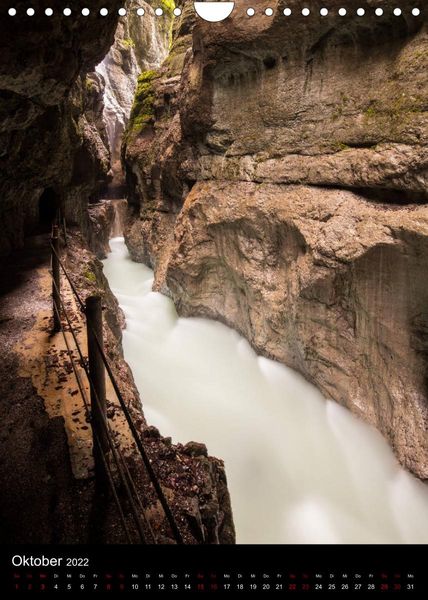 Produktbild: Impressionen aus der Partnachklamm (Wandkalender 2022 DIN A4 hoch)