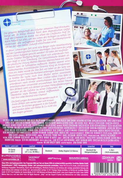 Produktbild: In aller Freundschaft - Die jungen Ärzte - Staffel 3.1/Folgen 85-105 [7 DVDs]