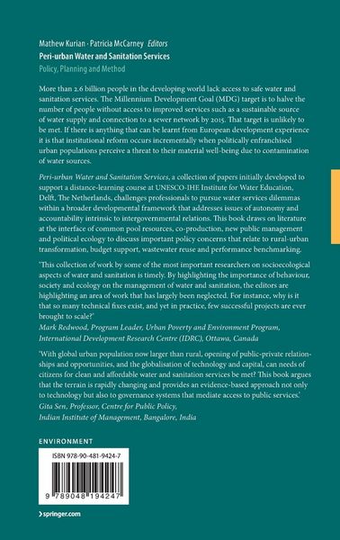 Produktbild: Peri-urban Water and Sanitation Services