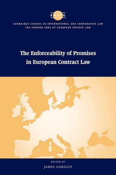 Produktbild: The Enforceability of Promises in European Contract Law
