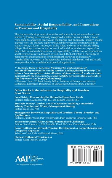 Produktbild: Sustainability, Social Responsibility, and Innovations in the Hospitality Industry
