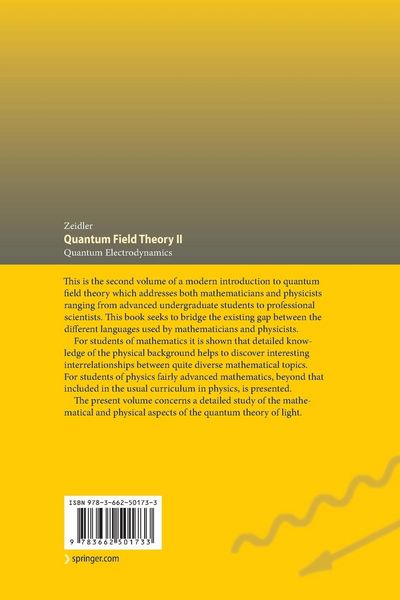 Produktbild: Quantum Field Theory II: Quantum Electrodynamics