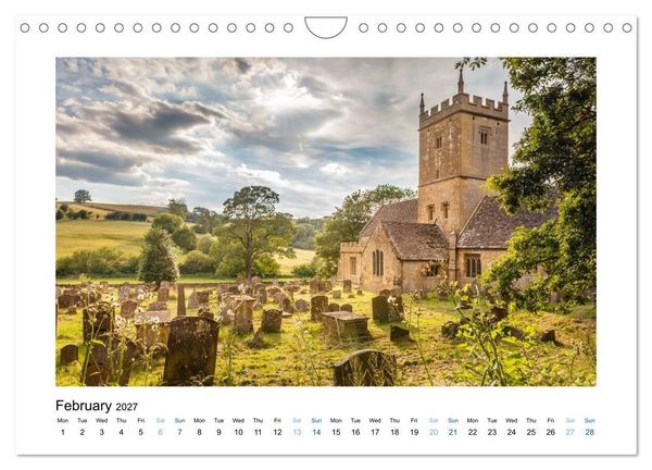 Produktbild: Cotswolds Gardens and Cottages (Wall Calendar 2027 DIN A4 landscape), CALVENDO 12 Month Wall Calendar