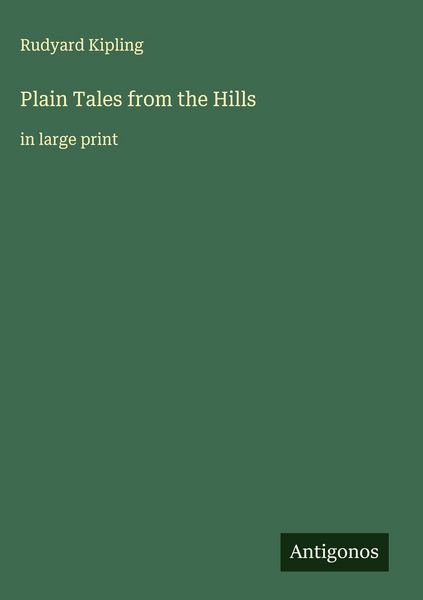 Produktbild: Plain Tales from the Hills