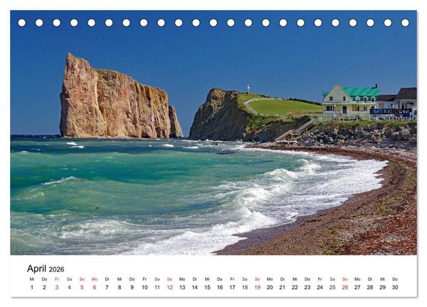 Produktbild: Trans-Canada: Von Vancouver nach Halifax (Tischkalender 2026 DIN A5 quer), CALVENDO Monatskalender