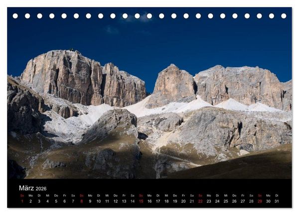 Produktbild: Berge, T&auml;ler & Seen (Tischkalender 2026 DIN A5 quer), CALVENDO Monatskalender