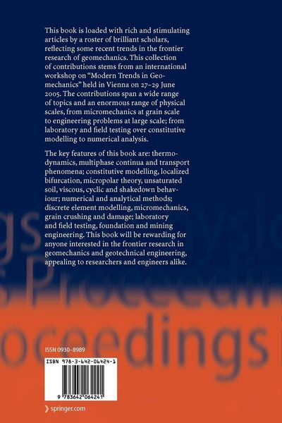 Produktbild: Modern Trends in Geomechanics