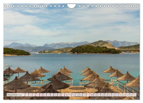 Produktbild: Reisen durch Albanien - Magische Landschaften zwischen Bergen und Meer (Wandkalender 2027 DIN A4 quer), CALVENDO Monatskalender