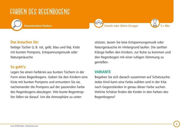 Produktbild: Zur Ruhe kommen in der Kita