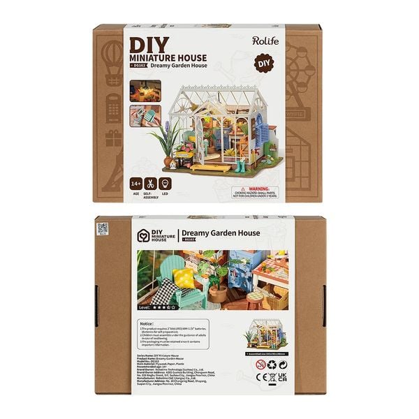 Produktbild: Book Nook DIY B&uuml;cherecke Dreamy Garden House