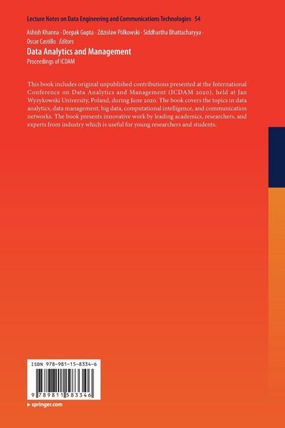 Produktbild: Data Analytics and Management