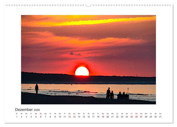 Produktbild: Usedom - ein Traumreiseziel (hochwertiger Premium Wandkalender 2026 DIN A2 quer), Kunstdruck in Hochglanz