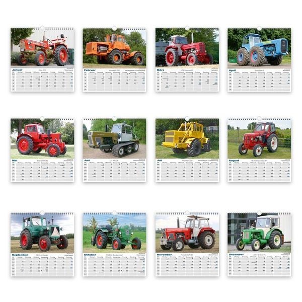 Produktbild: TR&Ouml;TSCH - Technikkalender DDR-Traktoren 2027