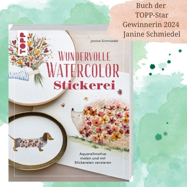 Produktbild: Wundervolle Watercolor Stickerei