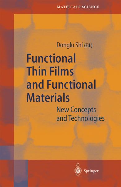 Produktbild: Functional Thin Films and Functional Materials