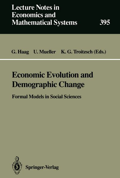 Produktbild: Economic Evolution and Demographic Change