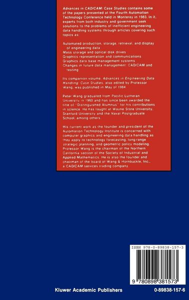 Produktbild: Advances in CAD/CAM