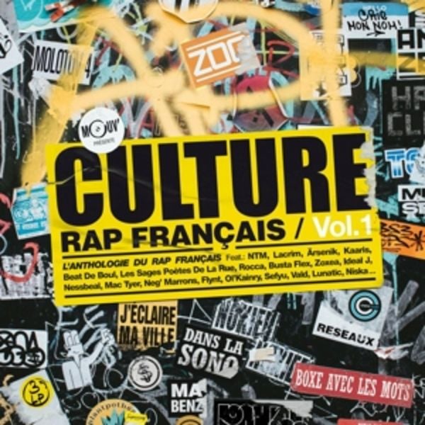 Culture Rap Francais 01 (3-Vinyl Box) - Various, Vinyl