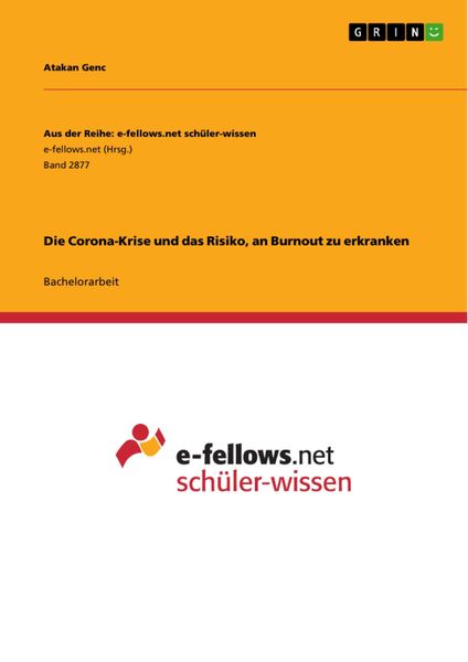 Produktbild: Die Corona-Krise und das Risiko, an Burnout zu erkranken