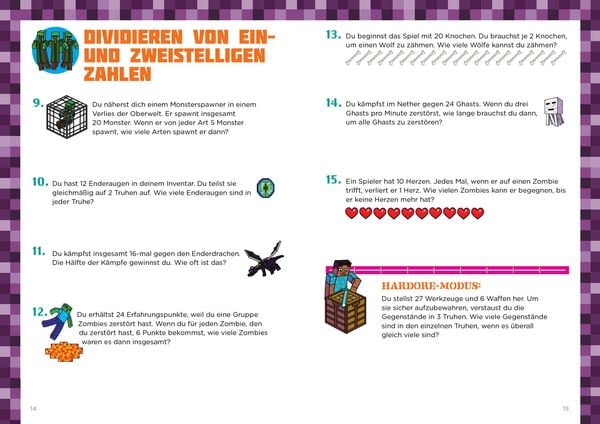 Produktbild: Mathe f&uuml;r Minecrafter - Textaufgaben