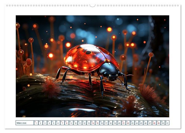 Produktbild: Magische Insekten (hochwertiger Premium Wandkalender 2026 DIN A2 quer), Kunstdruck in Hochglanz