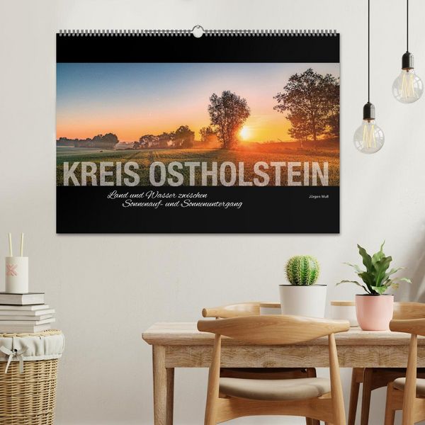 Produktbild: Ostholstein - Land und Wasser zwischen Sonnenauf- und Sonnenuntergang (Wandkalender 2026 DIN A2 quer), CALVENDO Monatskalender
