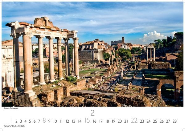 Produktbild: Rom Kalender 2026 – Wandkalender | Fotokalender Italien 35x50cm - mit 12 beeindruckenden Motiven der ewigen Stadt