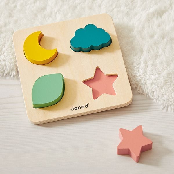Produktbild: Entwicklungsbox mit 4 Spielzeugen ab 18 Monaten &ndash; Ziehspiel, Musik u. Puzzle